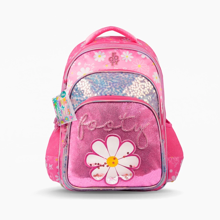 Mochila Escolar Footy 2026 Ohlala Rosa 18" Art.F26393